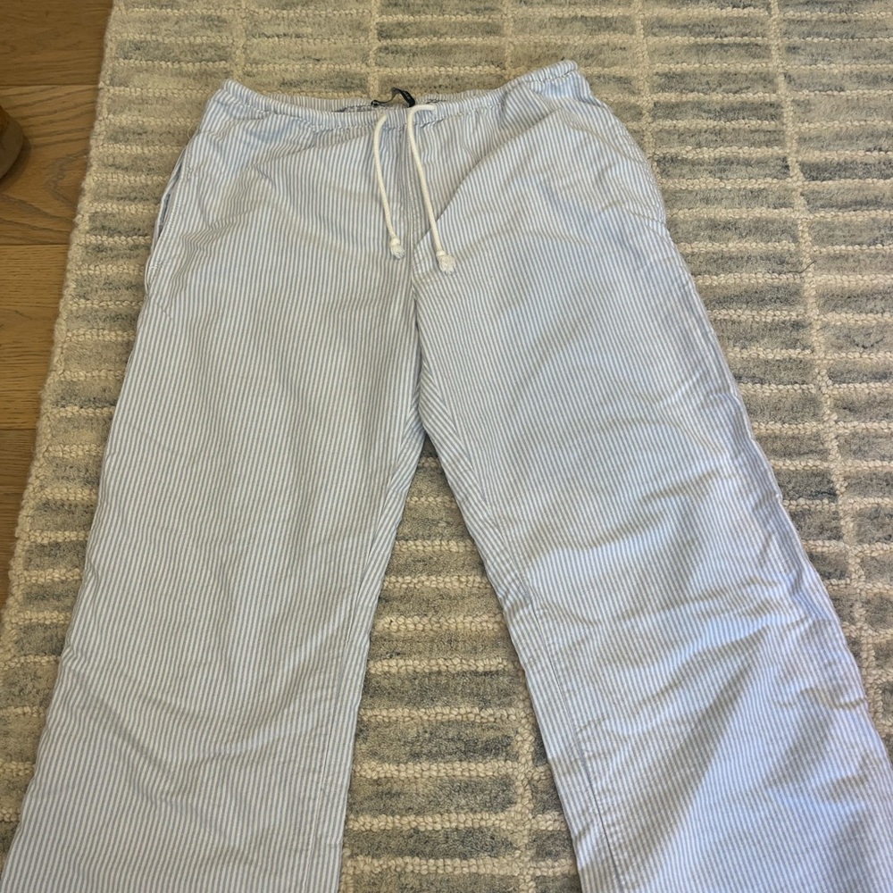 Blue Brandy Melville linen pants